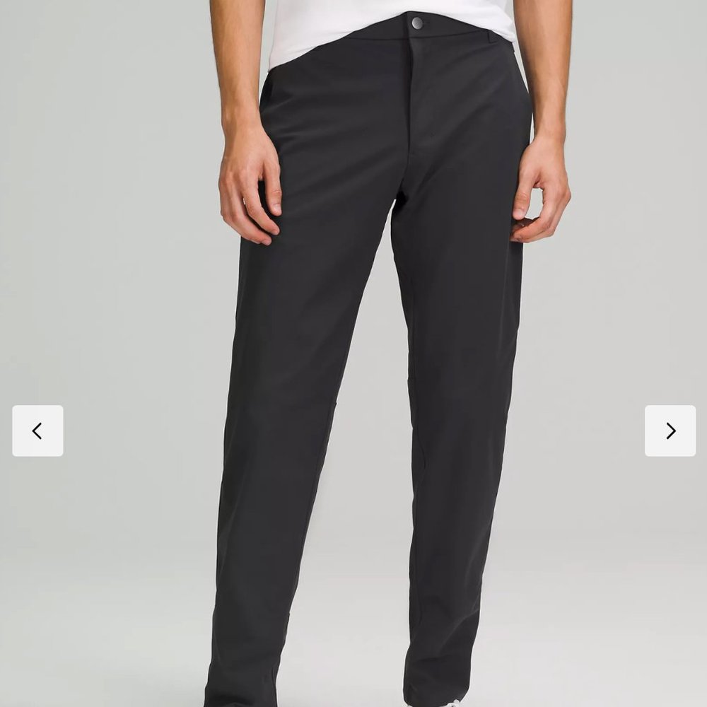 BNWT Lululemon Men Commission Pant Classic 32"L, Size 32 Obsidian